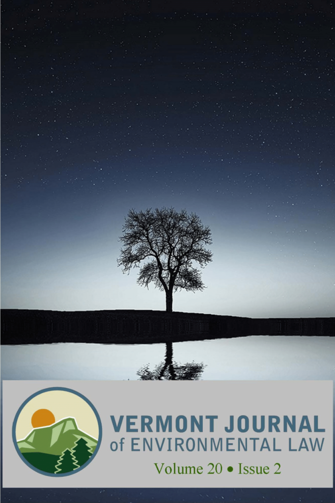 Volume 20 Issue 2 Cover featuring a lone tree against the night