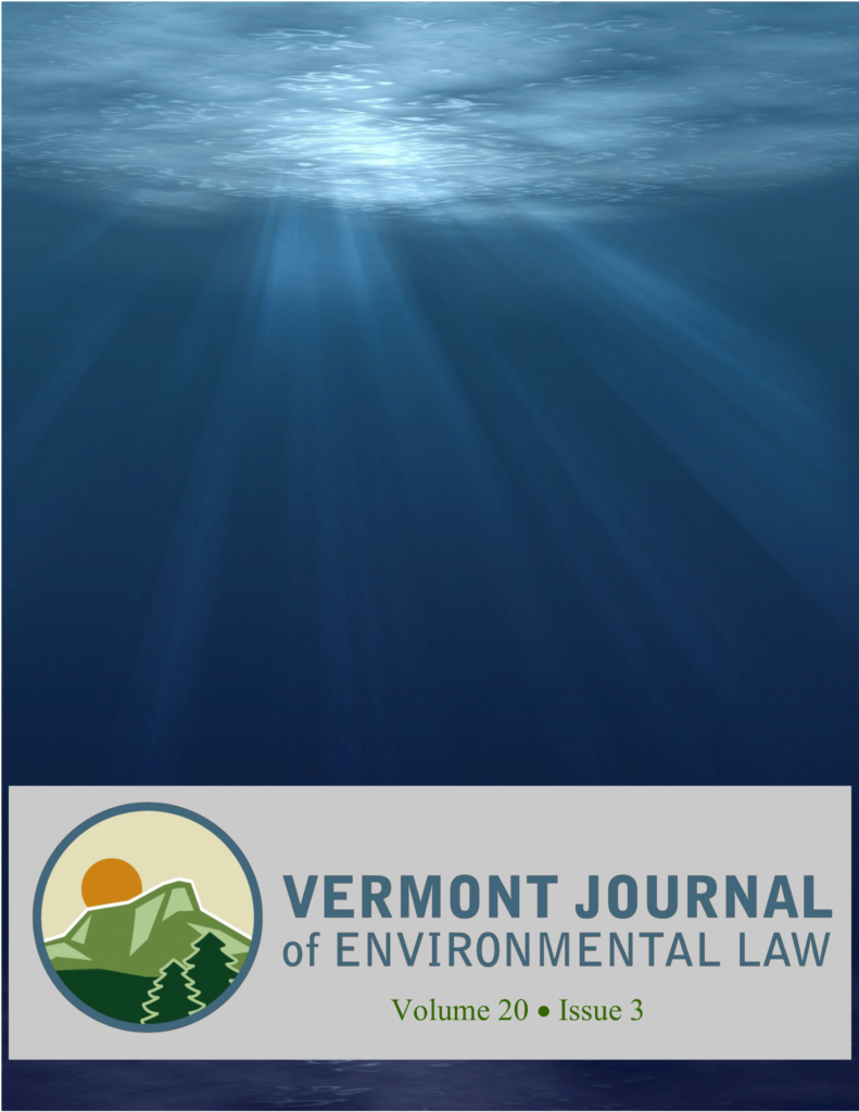Volume 20 Issue 3 Cover featuring light filtering into the ocean
