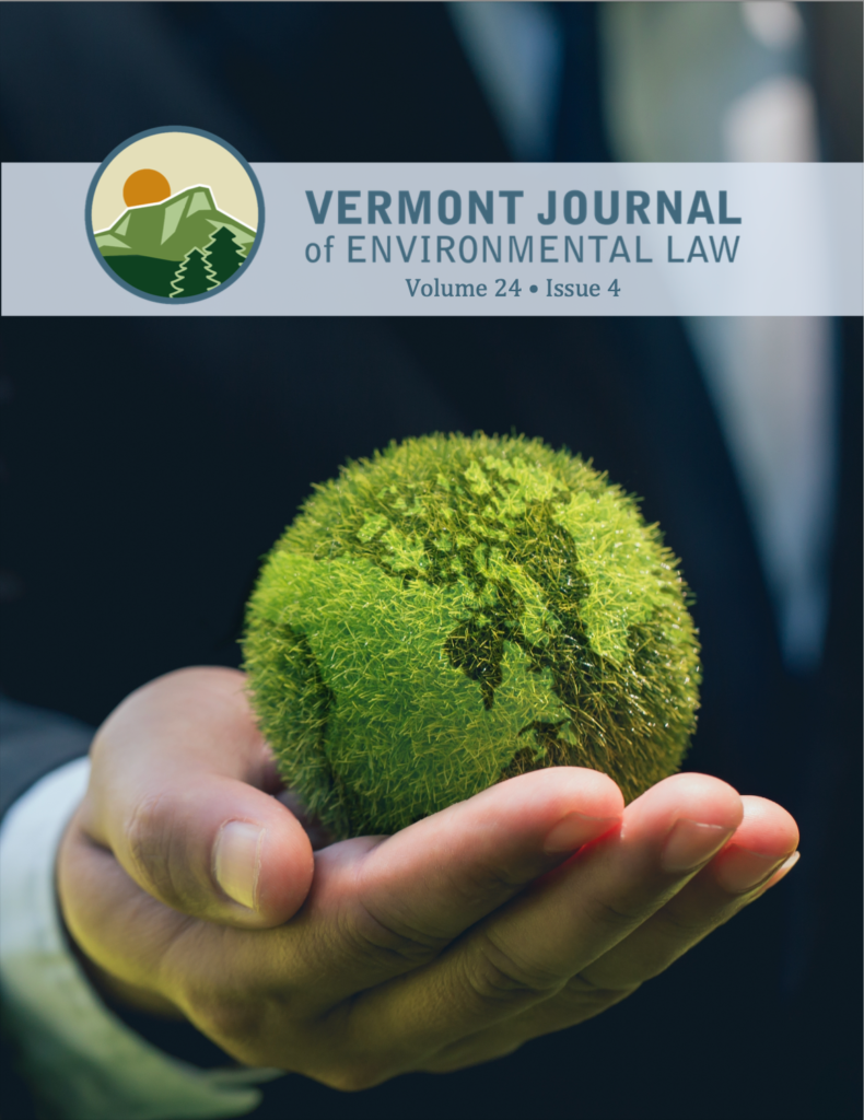 Volume 24 Issue 4 Cover featuring a ball of moss shaped like the globe in a person's hand