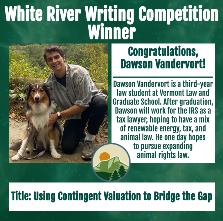 2024 White River Writing Competition winner graphic