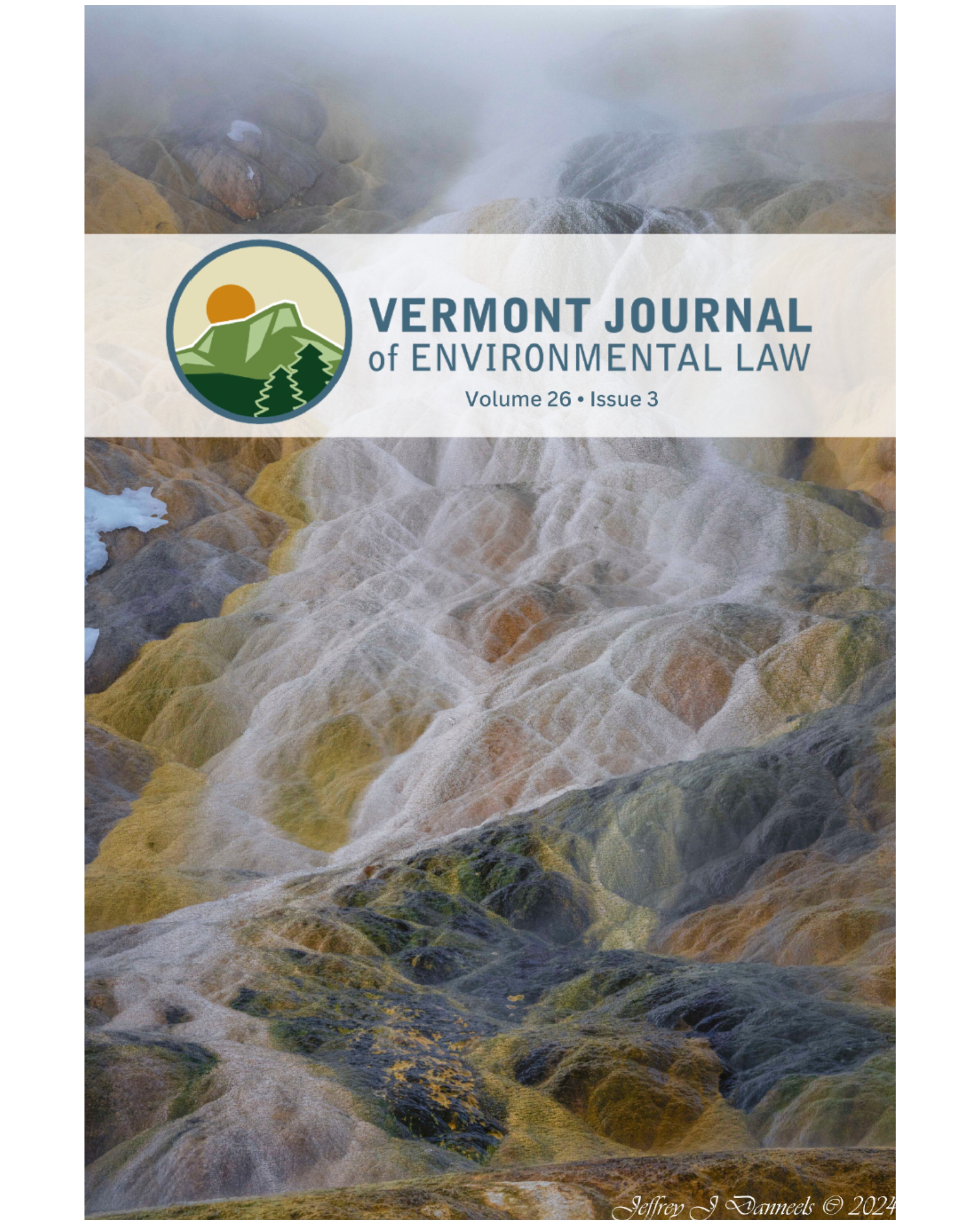 Published: Vermont Journal of Environmental Law Volume 26, Issue 3